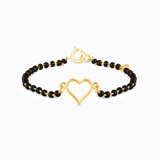 Gold Sacred Heart Nazariya Bracelet