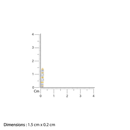 Gold Magnificent Glam Diamond Hoop Earrings