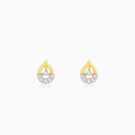 Gold Cosmic Rain Diamond Earrings