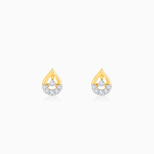 Gold Cosmic Rain Diamond Earrings