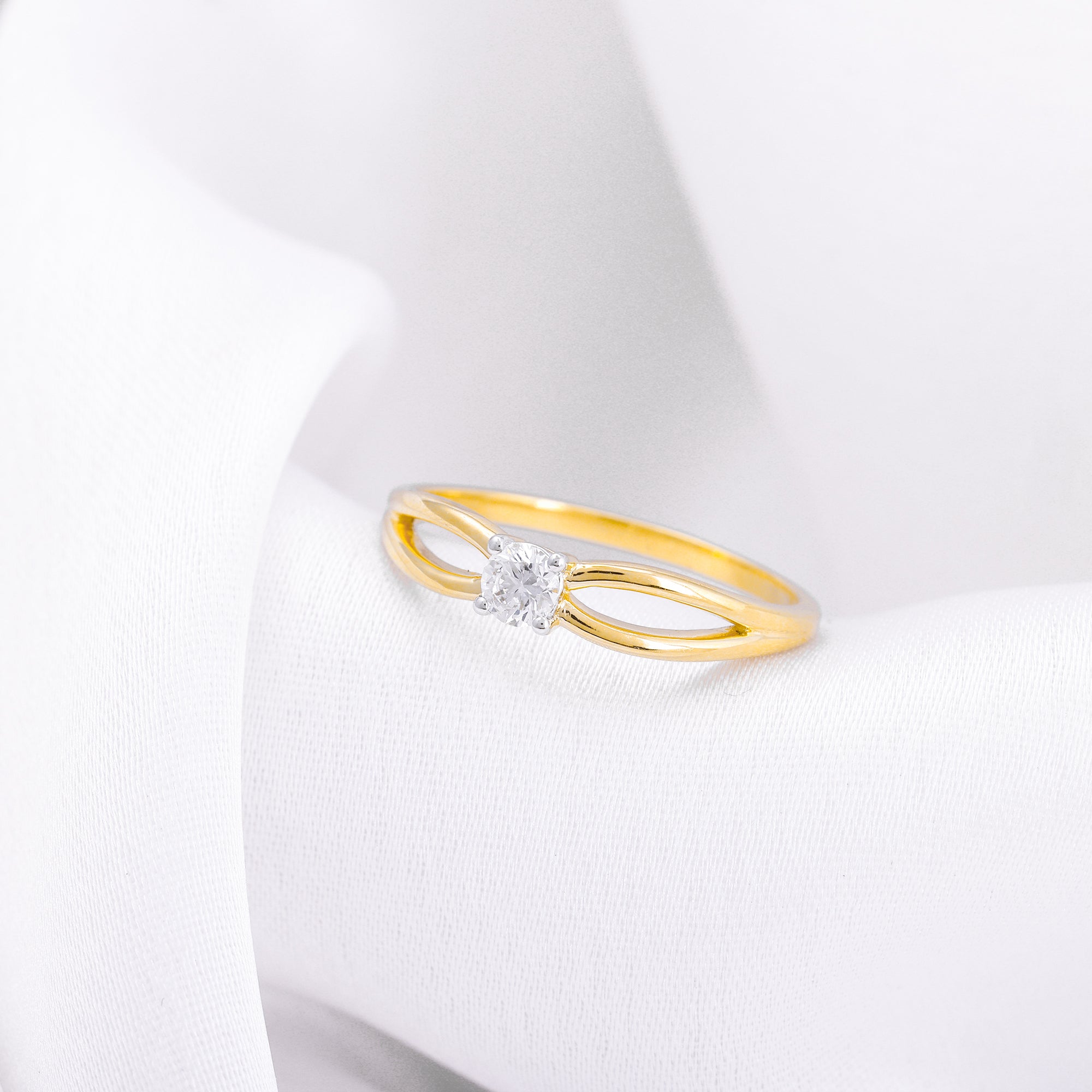 Ajojewel White Shell Single Stone Ring New Luxury Big Rings Golden Finger  Jewelry Anillo - AliExpress