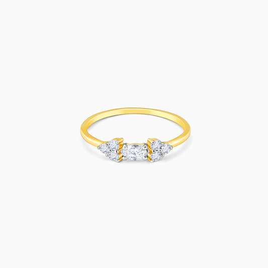 Gold Luminous Love Diamond Ring