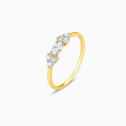 Gold Luminous Love Diamond Ring