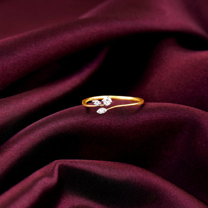 Gold Simplicity Diamond Ring