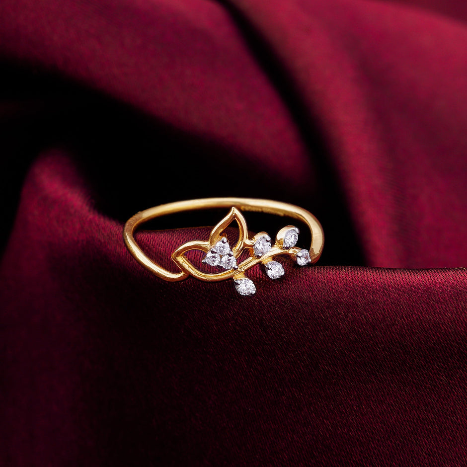 Ladish Ring Buy Gold Ring for Women | Elegant Gold Ring Design for Women – GIVA ...