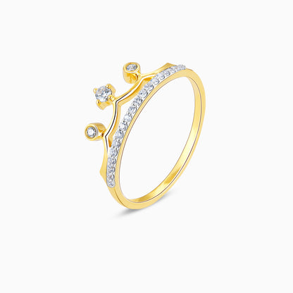 Gold Crowning Glory Diamond Ring