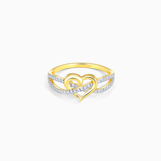 Gold Warm Embrace Diamond Ring