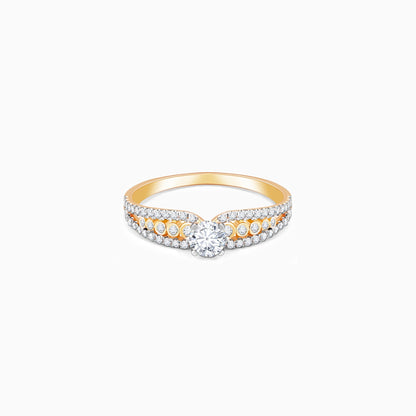 Gold Alluring Beauty Diamond Ring