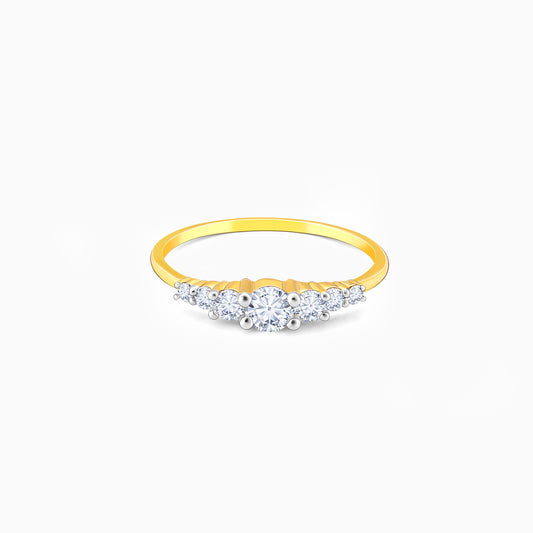 Gold Magnificent Sparkles Diamond Ring