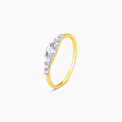 Gold Magnificent Sparkles Diamond Ring