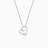 Anushka Sharma Silver Pearl Heart Pendant With Silver Link Chain