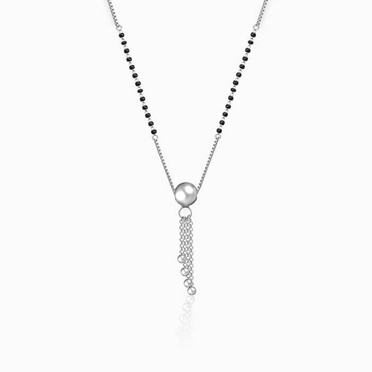 Oxidised Silver Immense Love Mangalsutra