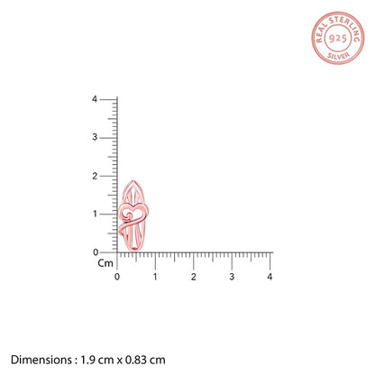 Rose Gold Tripundra Om Pendant with Link Chain