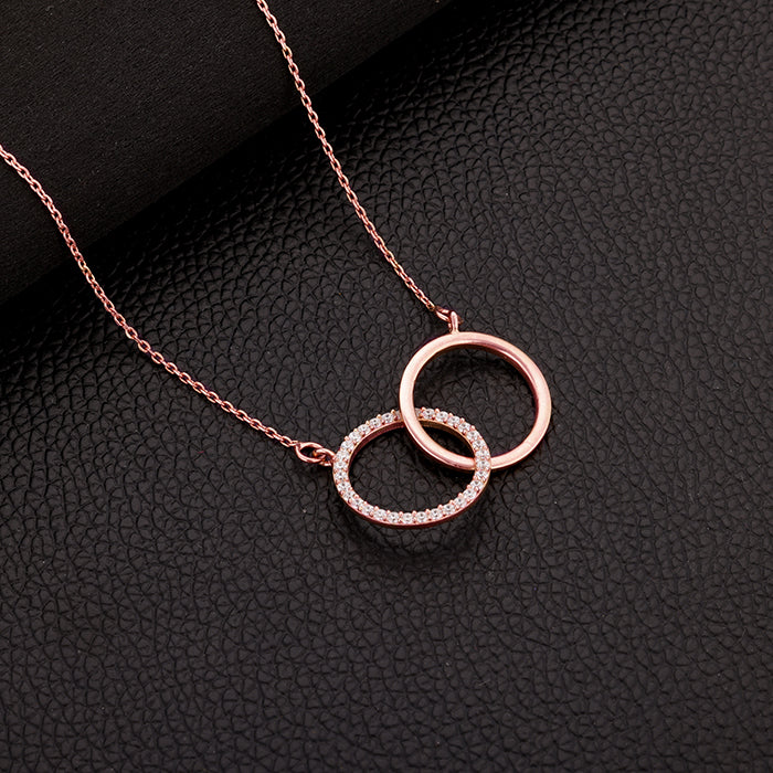 Hope Circle Necklace in Rose Gold — Jewellery Co. Australia
