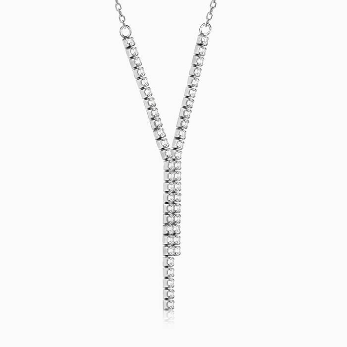 Silver Collide Necklace - view 6