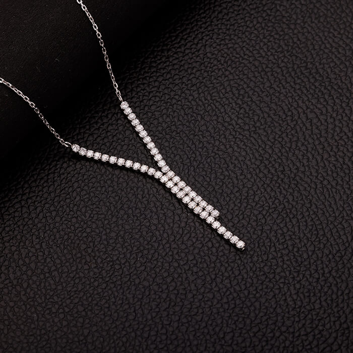 Silver Collide Necklace - view 3