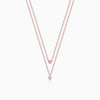 Rose Gold Classic Layered Necklace