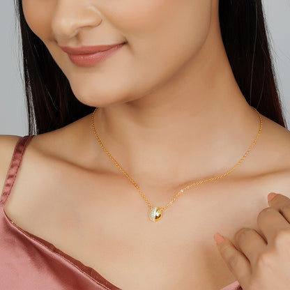 Golden Beads of Love Necklace