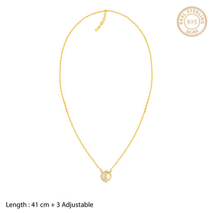 Golden Beads of Love Necklace