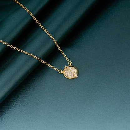 Golden Beads of Love Necklace