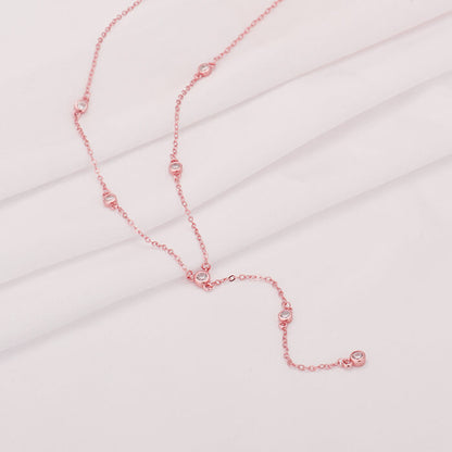 Rose Gold Constellation Y-Necklace