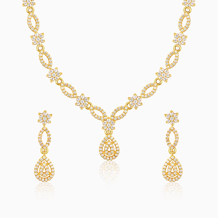Golden Zircon Shine Elegant Set