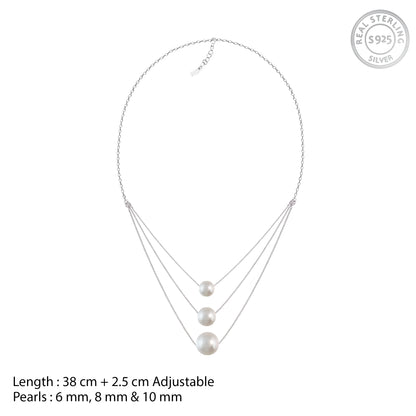 Silver Pearly Affair Set