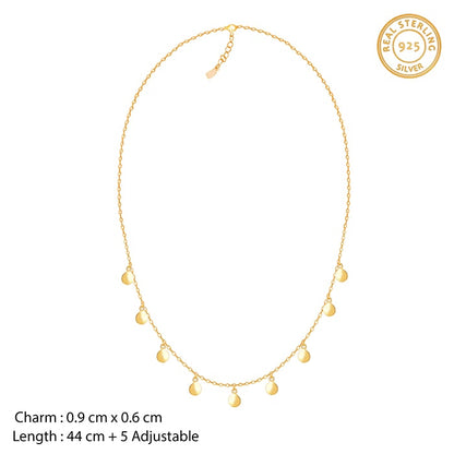 Golden Gypsy Charms Necklace