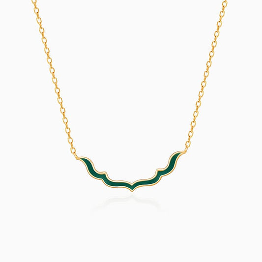 Golden Emerald Nawab Necklace