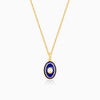 Golden St. Peter's Basilica Sky Pendant with Link Chain