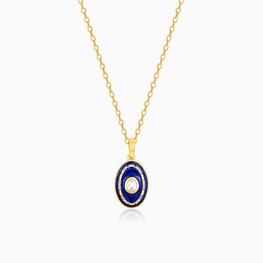 Golden St. Peter's Basilica Sky Pendant with Link Chain