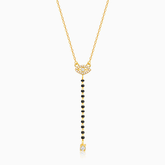 Golden Evil Eye Drop Mangalsutra