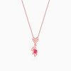 Rose Gold Beary Love Necklace
