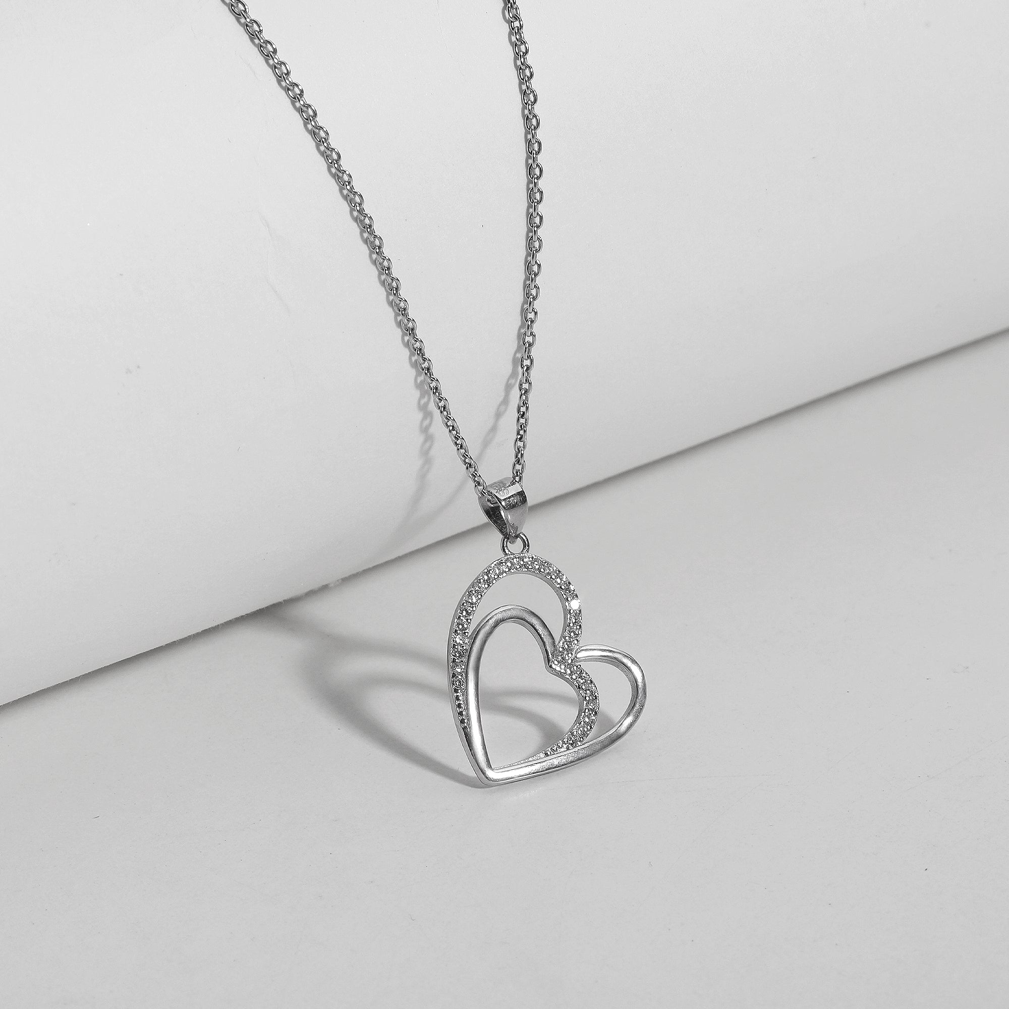 CFXNMZGR Necklaces Pendants For Women Double Heart Diamond Pendant Necklace  For Women Pendant Women'S Necklaces Birthday Gift For Mom Women Wife -  Walmart.com