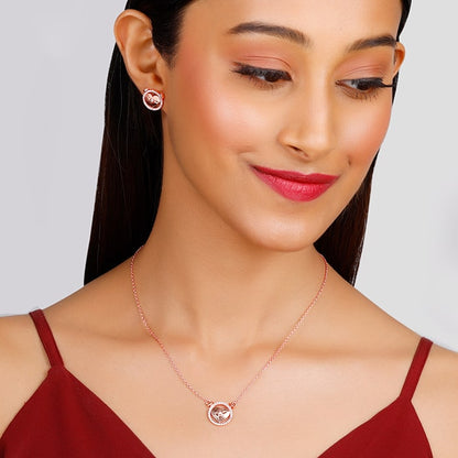 Rose Gold I Miss You Set