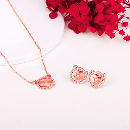 Rose Gold I Miss You Set