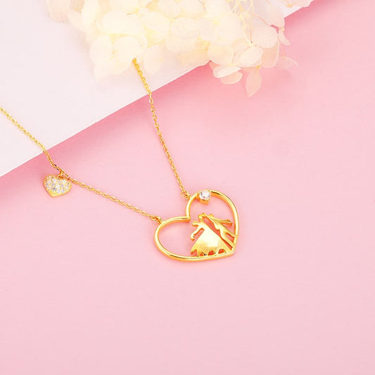 Golden Chaleya Necklace