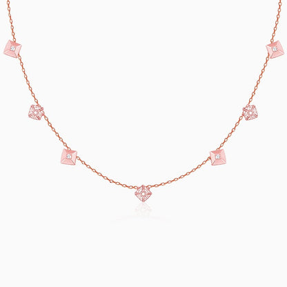 Rose Gold Gleaming Treasures Signature Necklace