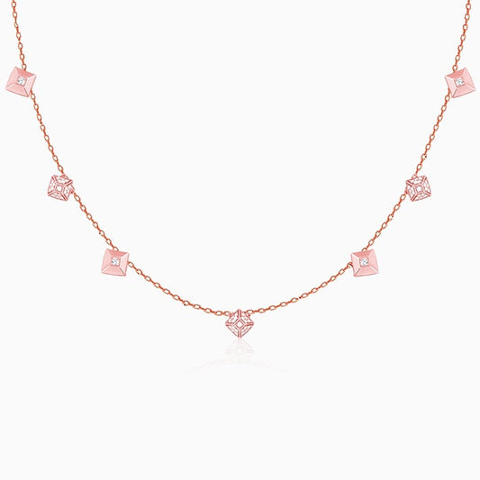 Rose Gold Gleaming Treasures Signature Necklace
