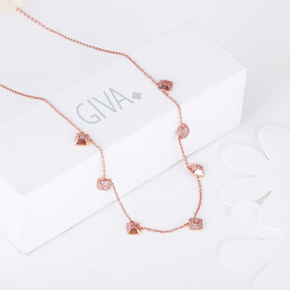 Rose Gold Gleaming Treasures Signature Necklace