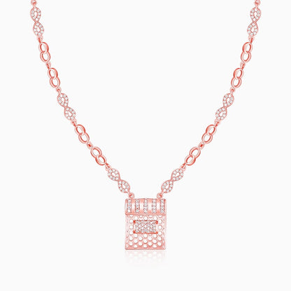 Rose Gold Endless Romance Necklace
