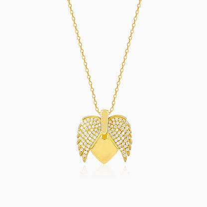 Anushka Sharma Golden Secret Heart Pendant with Link Chain