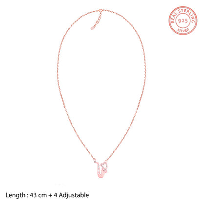 Rose Gold Musical Love Necklace