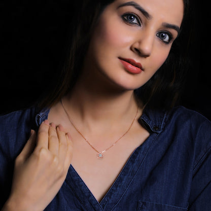 Rose Gold Elegant Flower Set