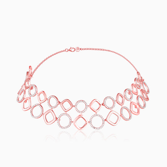 Rose Gold Celestial Choker Necklace