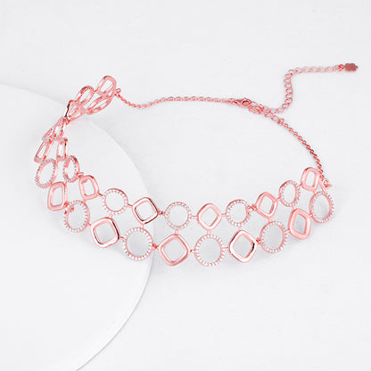 Rose Gold Celestial Choker Necklace