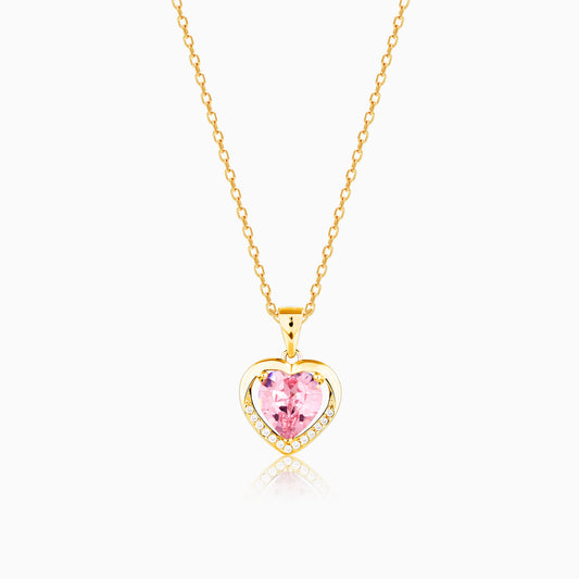 Golden Dreamy Heart Pendant