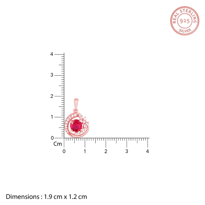 Rose Gold Full of Love Pendant with Link Chain - view 6