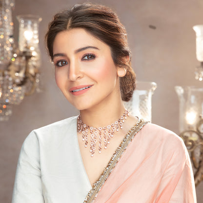 Anushka Sharma Rose Gold Queen Of Dreams Necklace