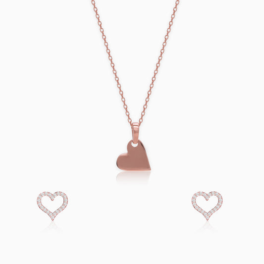 Rose Gold Best of Hearts Set